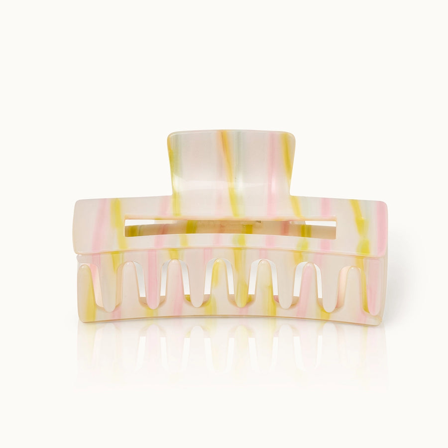 Haarklammer XL Pastell Linien Haarspange Hairclaw