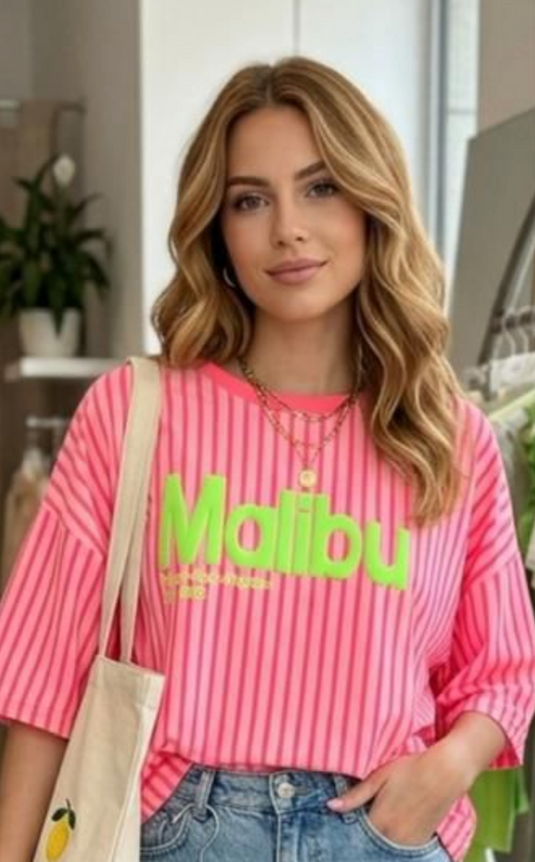 T-Shirt Malibu mit Streifen