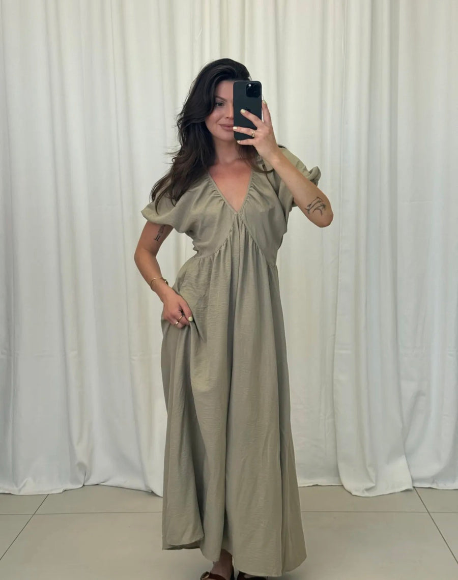 Maxikleid Romy Khaki