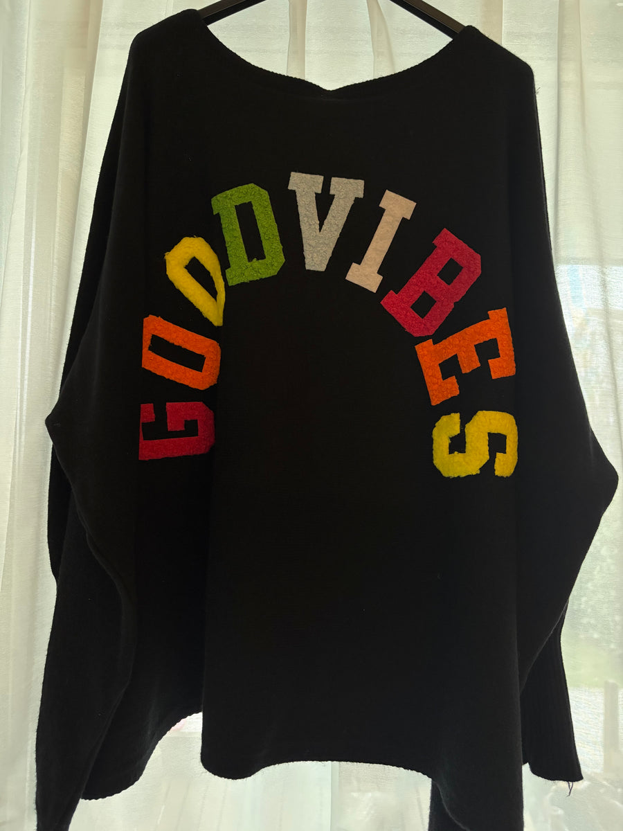 Longpullover Good Vibes Pullover mehrere Farben Gr. 36-50