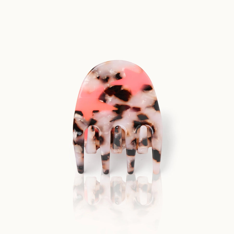 Haarklammer Stern Roter Marmor Hairclaw Hairclip Klammer