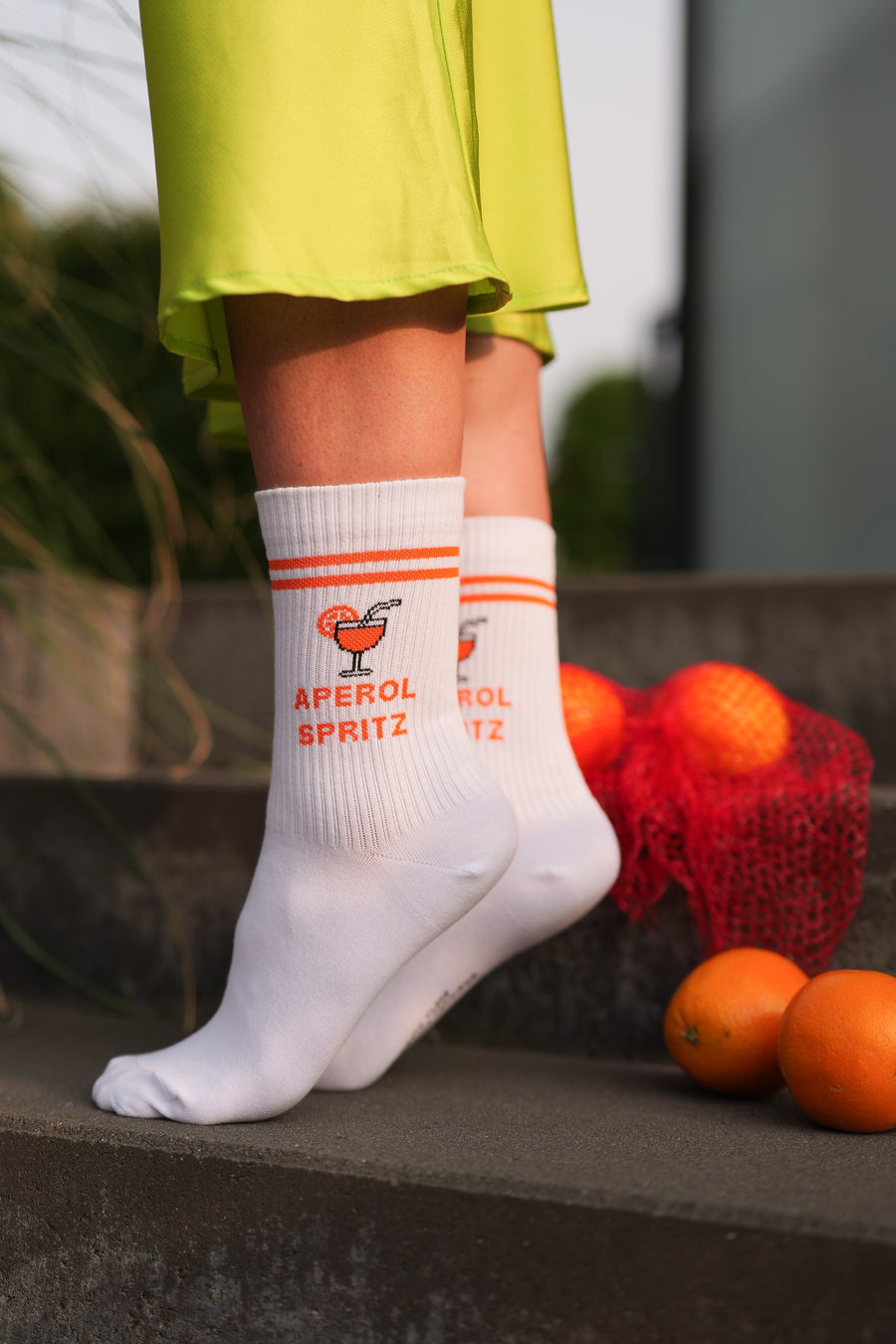 Aperol Spritz Socken Tennissocken