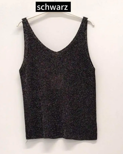 Glitzer Sommer Top verschiedene Farben