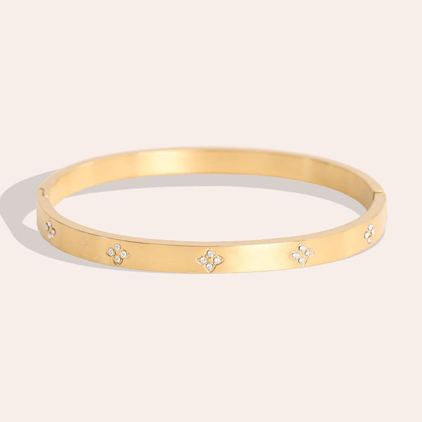 Armreif Small Diamond Gold oder Silber