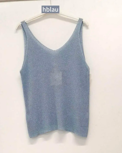 Glitzer Sommer Top verschiedene Farben