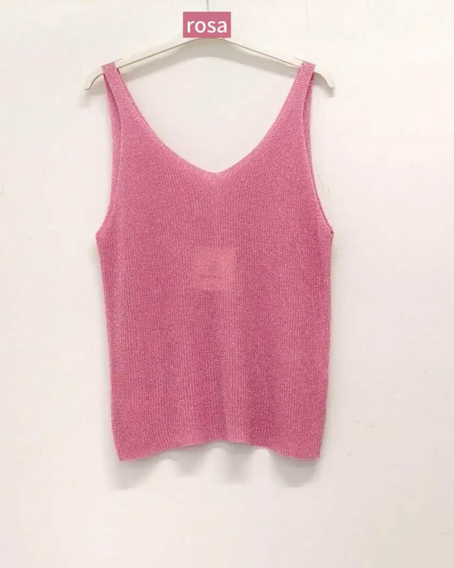 Glitzer Sommer Top verschiedene Farben