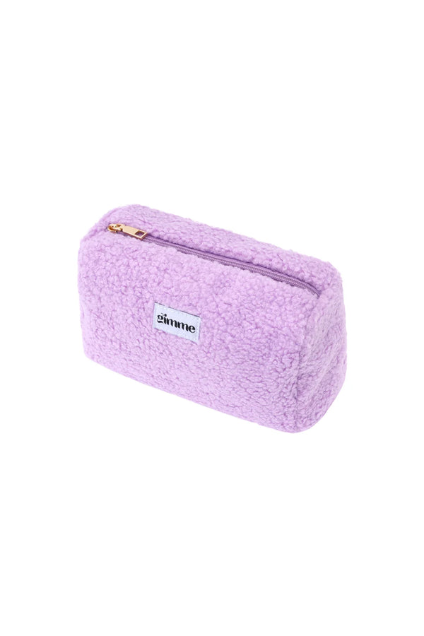 Teddy Make-Up Tasche Bag Mint/Flieder