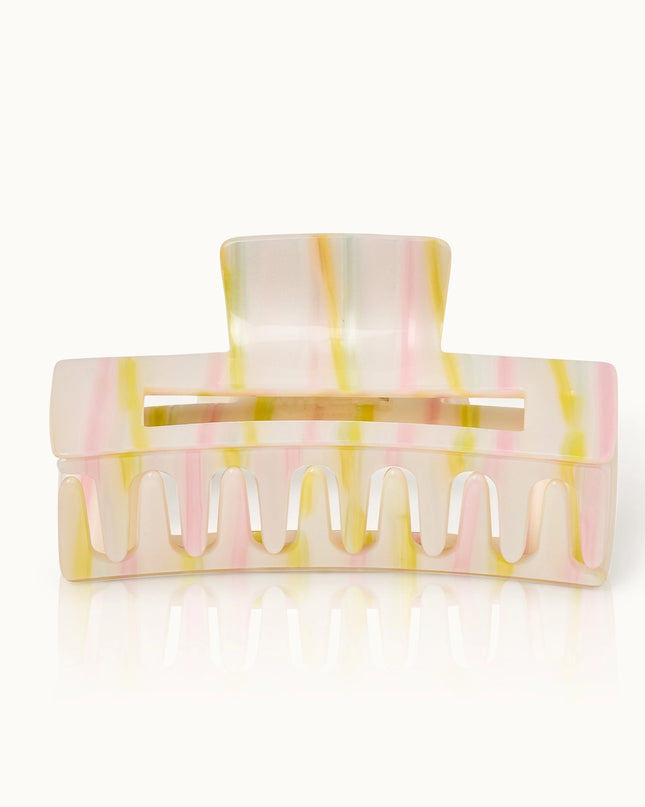 Haarklammer XL Pastell Linien Haarspange Hairclaw