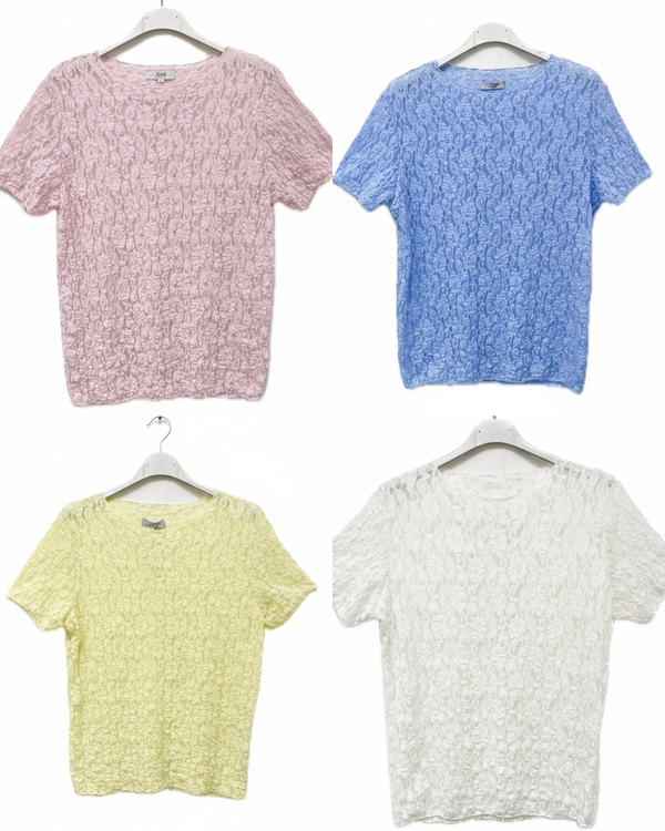 T-Shirt mit Spitze Spitzenshirt Rosi verschiedene Farben