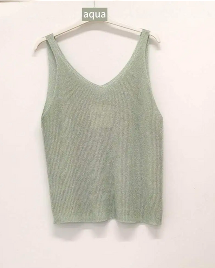 Glitzer Sommer Top verschiedene Farben