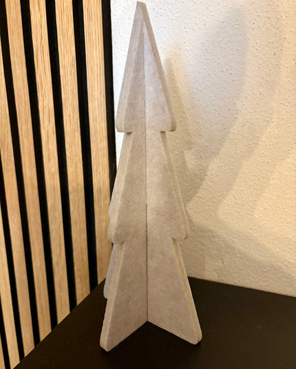 Tannenbaum aus Filz 30cm Grau