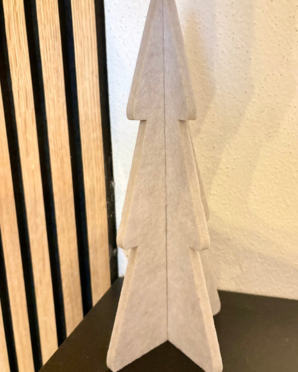 Tannenbaum aus Filz 30cm Grau