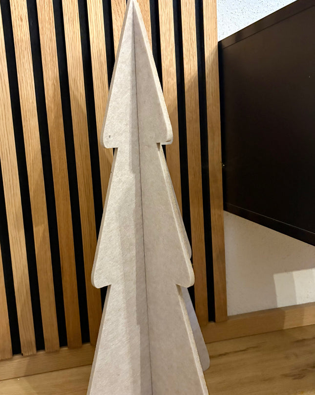 Tannenbaum aus Filz 60cm Grau