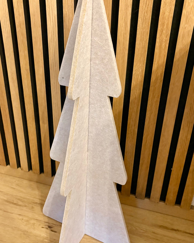 Tannenbaum aus Filz 60cm Grau