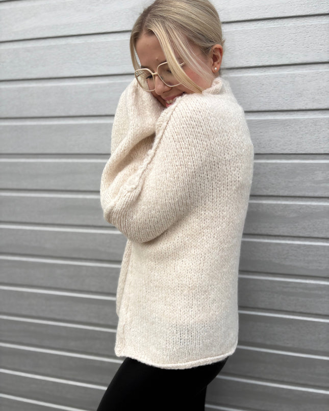 Oversize Cardigan Emily Beige