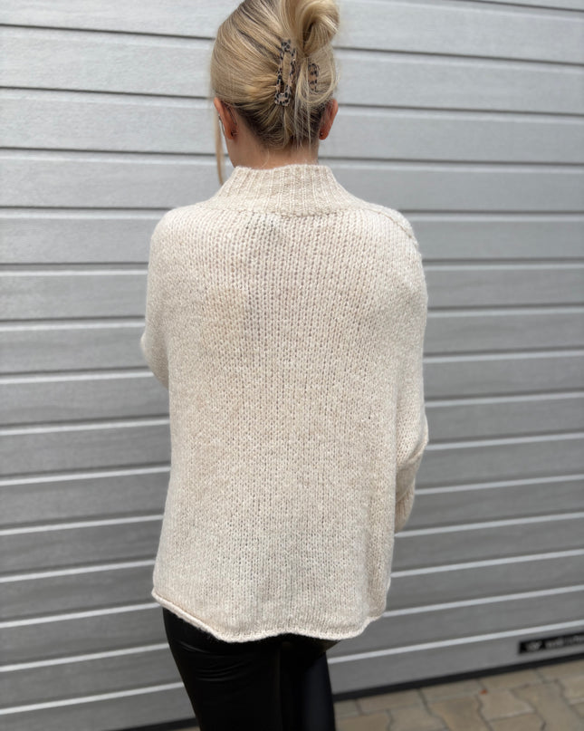 Oversize Cardigan Emily Beige