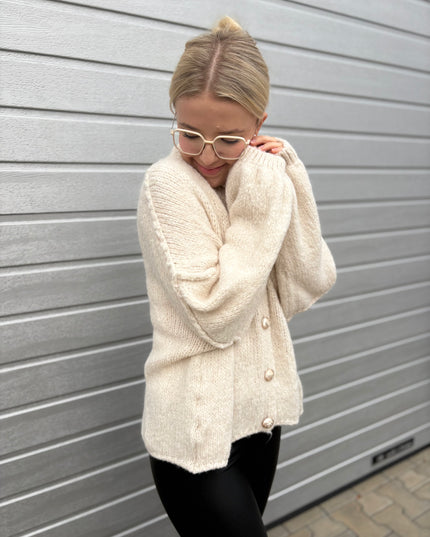 Oversize Cardigan Emily Beige