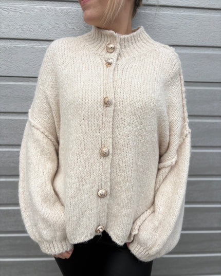 Oversize Cardigan Emily Beige