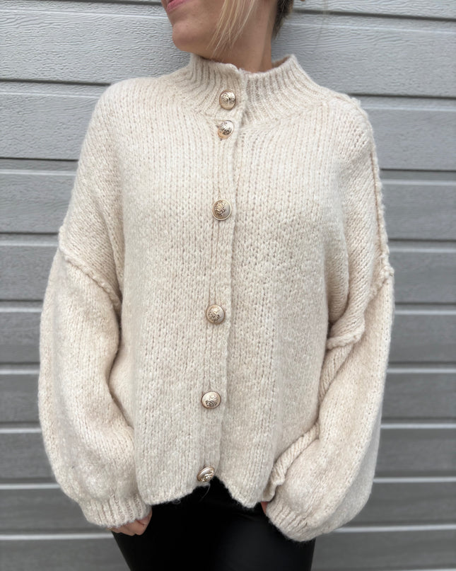 Oversize Cardigan Emily Beige