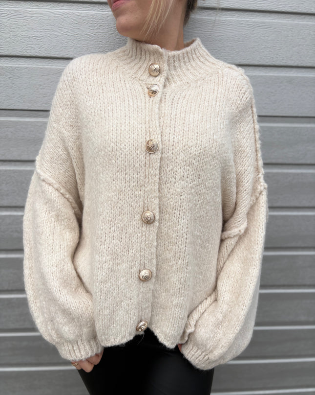 Oversize Cardigan Emily Beige