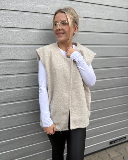 Weste "Cindy" Beige
