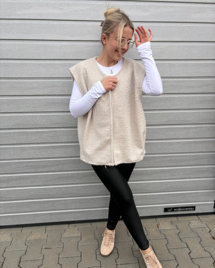 Weste "Cindy" Beige