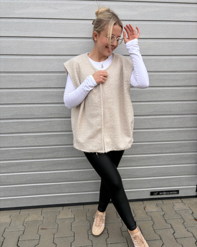 Weste "Cindy" Beige