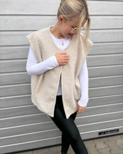 Weste "Cindy" Beige