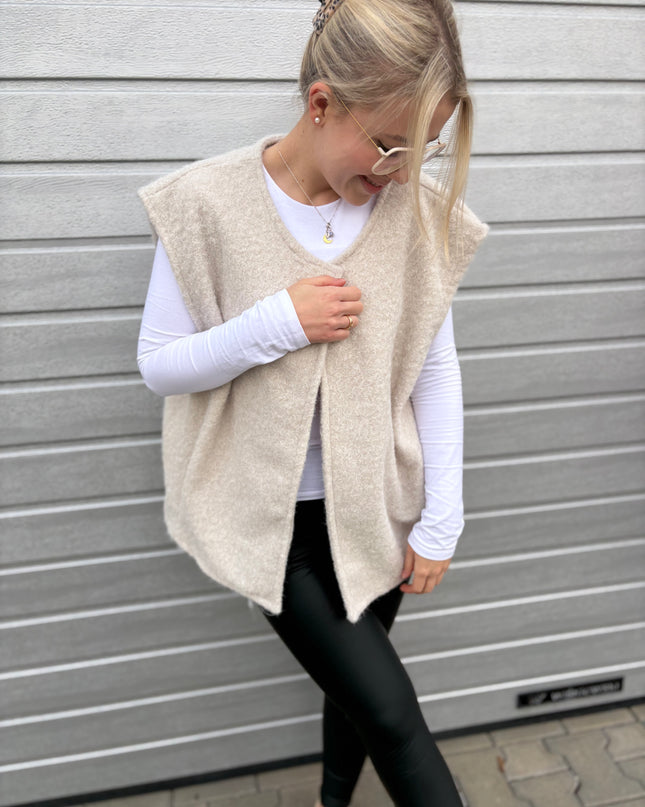 Weste "Cindy" Beige