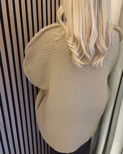 Teddyjacke Leo Lover Caramel Karamell Plüsch Gold