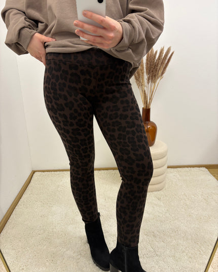 Leo Leggings Dark Chocolate Stretch
