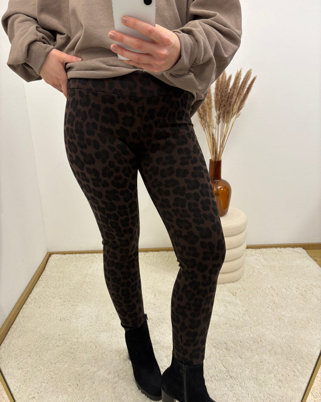 Leo Leggings Dark Chocolate Stretch