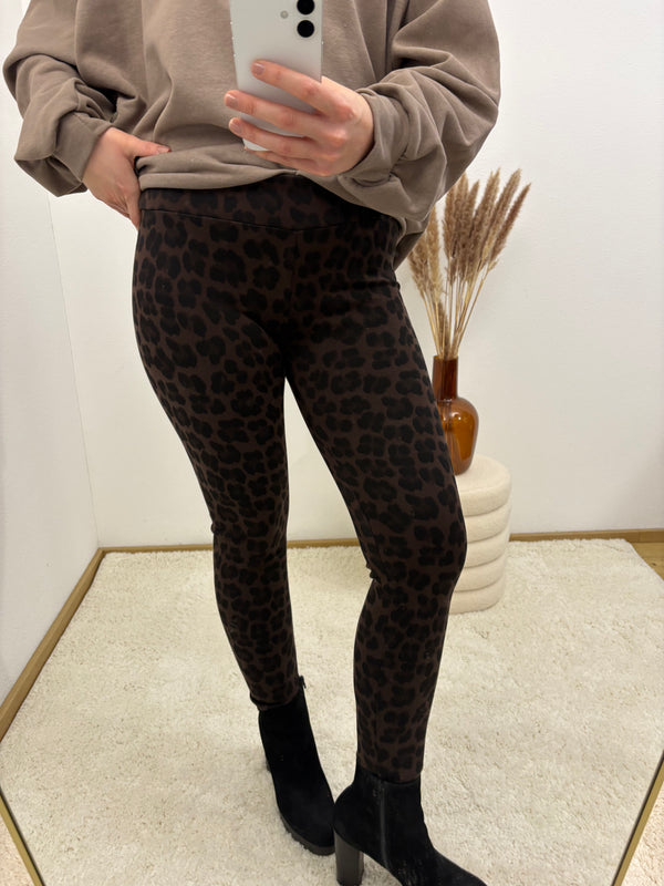 Leo Leggings Dark Chocolate Stretch