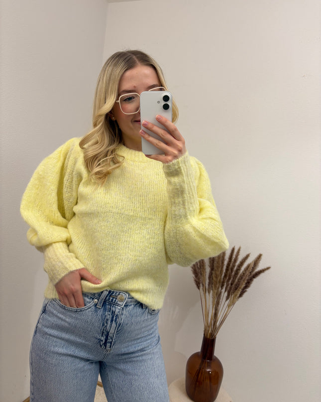 Pullover Spring Pastell Gelb AA 50cm