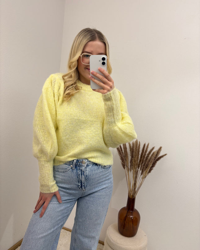 Pullover Spring Pastell Gelb AA 50cm