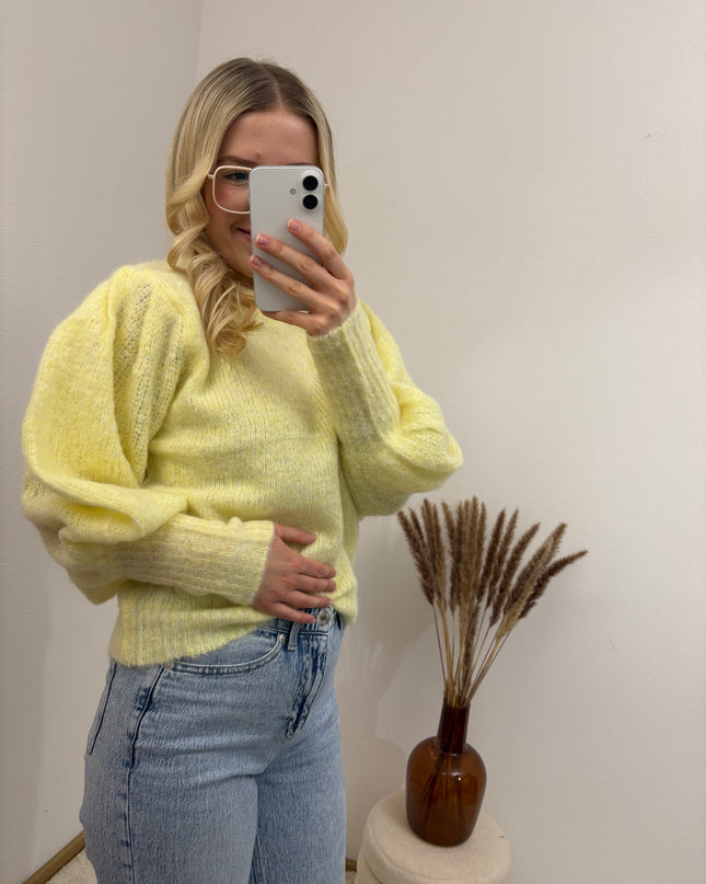 Pullover Spring Pastell Gelb AA 50cm
