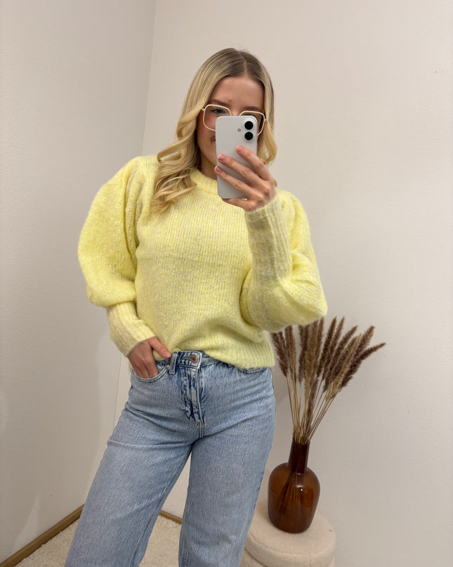 Pullover Spring Pastell Gelb AA 50cm