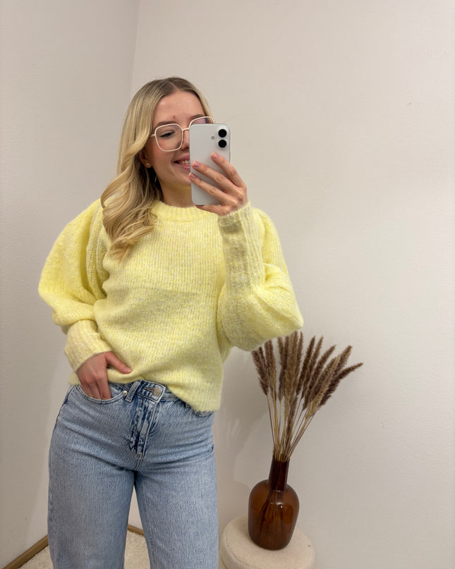 Pullover Spring Pastell Gelb AA 50cm