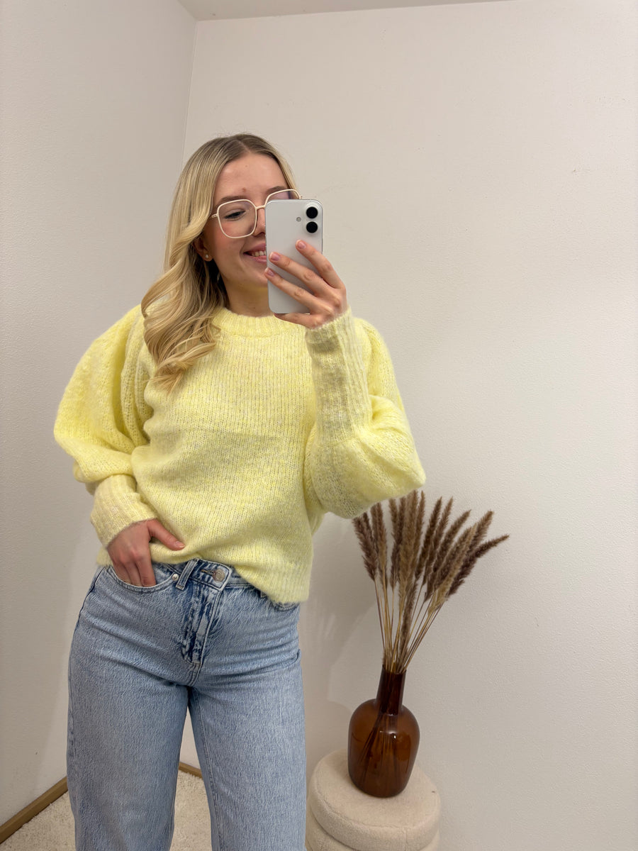 Pullover Spring Pastell Gelb AA 50cm