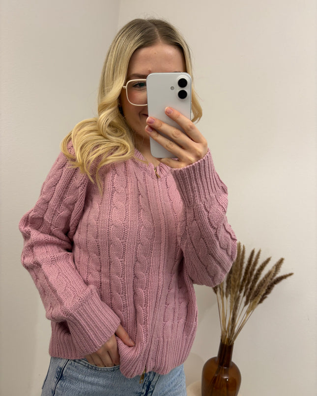 Strickweste Polly Weste Rosa AA 56cm