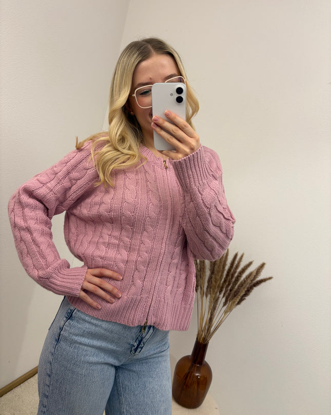 Strickweste Polly Weste Rosa AA 56cm