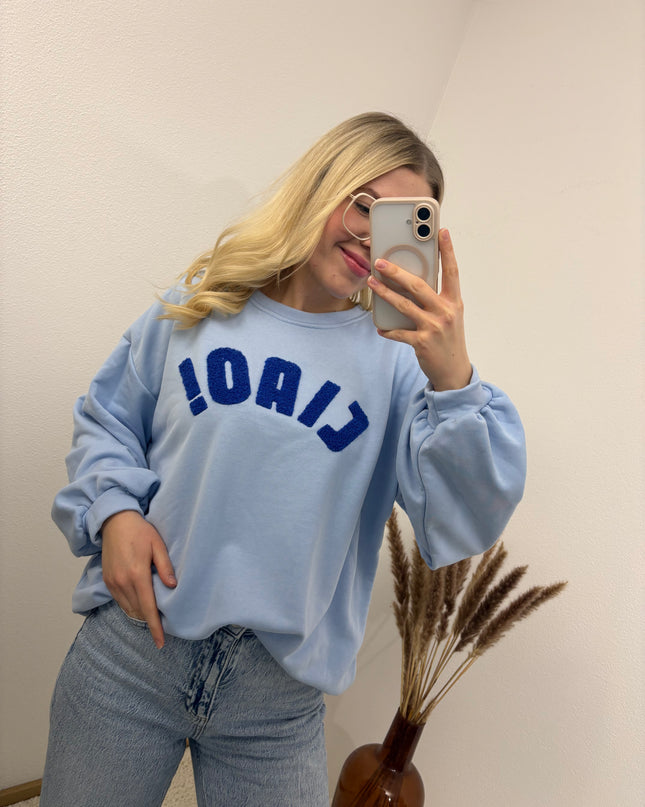 Sweatshirt Ciao Hellblau Dunkelblau