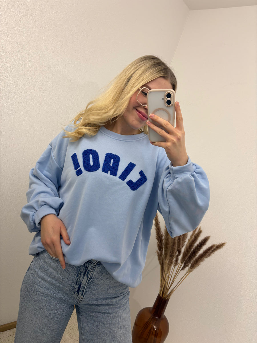 Sweatshirt Ciao Hellblau Dunkelblau