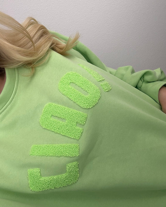 Sweatshirt Ciao Hellgrün Pistazie Pastell