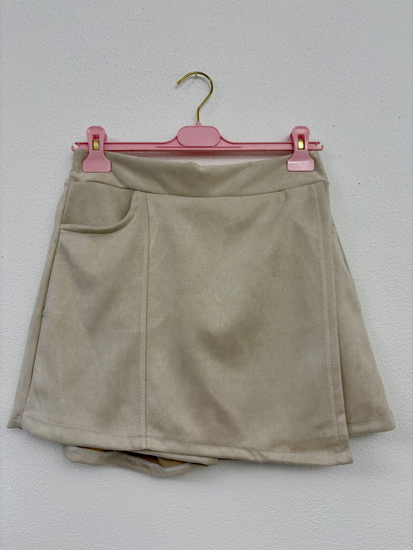 Luxury Velour Hosenrock Beige