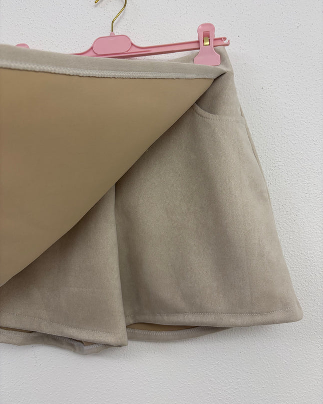 Luxury Velour Hosenrock Beige