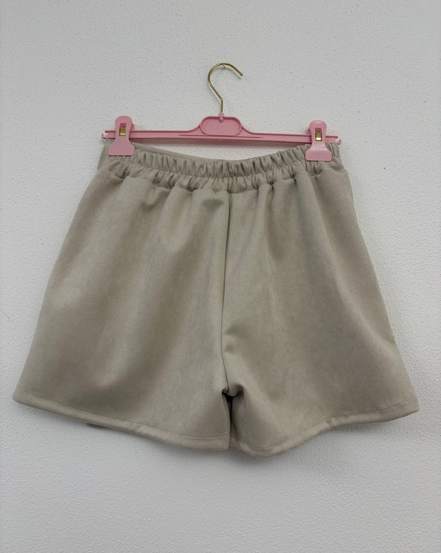 Luxury Velour Hosenrock Beige