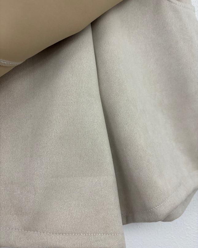Luxury Velour Hosenrock Beige