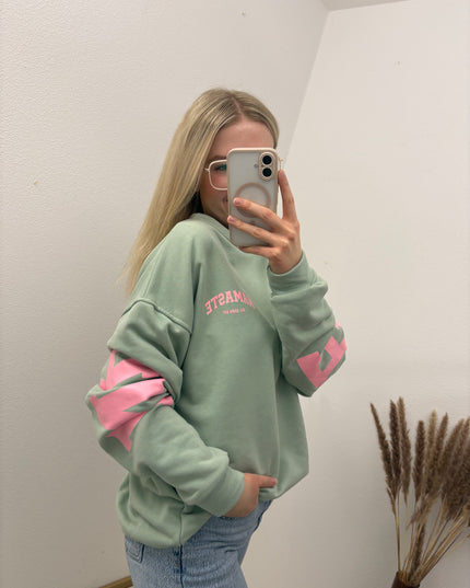 Sweater Namaste Sweatshirt Pullover Mint