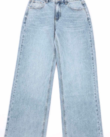 Jeans Straight Leg Blue